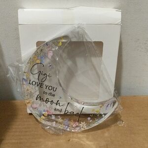 GIGI GRANDMA Acrylic Resin Floral Decorative Sentiment Mother's Day Birthday 🆕